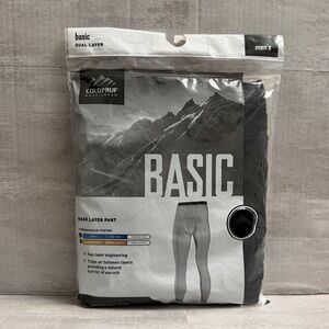 Coldpruf Base Layer Pants Mens Size Large 36-38 Black Thermal Stretch Wicking